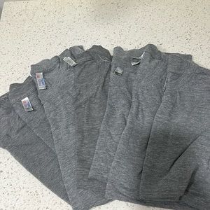 Lot of 7 American Apparel and Los Angeles Apparel triblend t shirts. S & M sizes